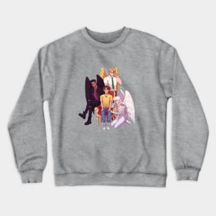 Riley & His Guardians--Fire & Brimstone Scrolls Character Art Crewneck Sweatshirt